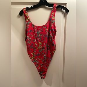 Alice and Olivia cotton leotard